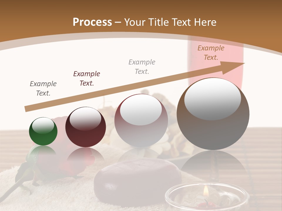 Glass Flame Flower PowerPoint Template