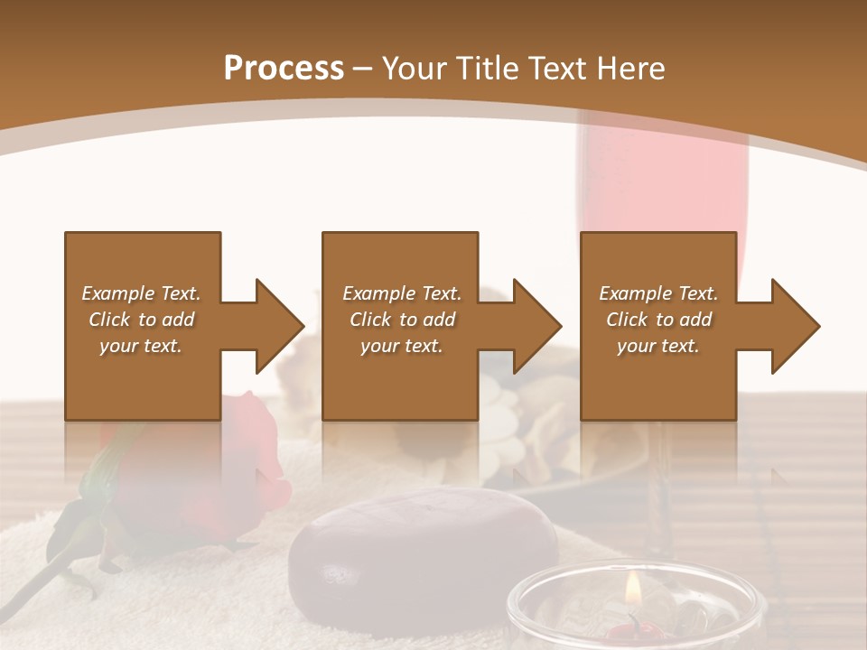 Glass Flame Flower PowerPoint Template