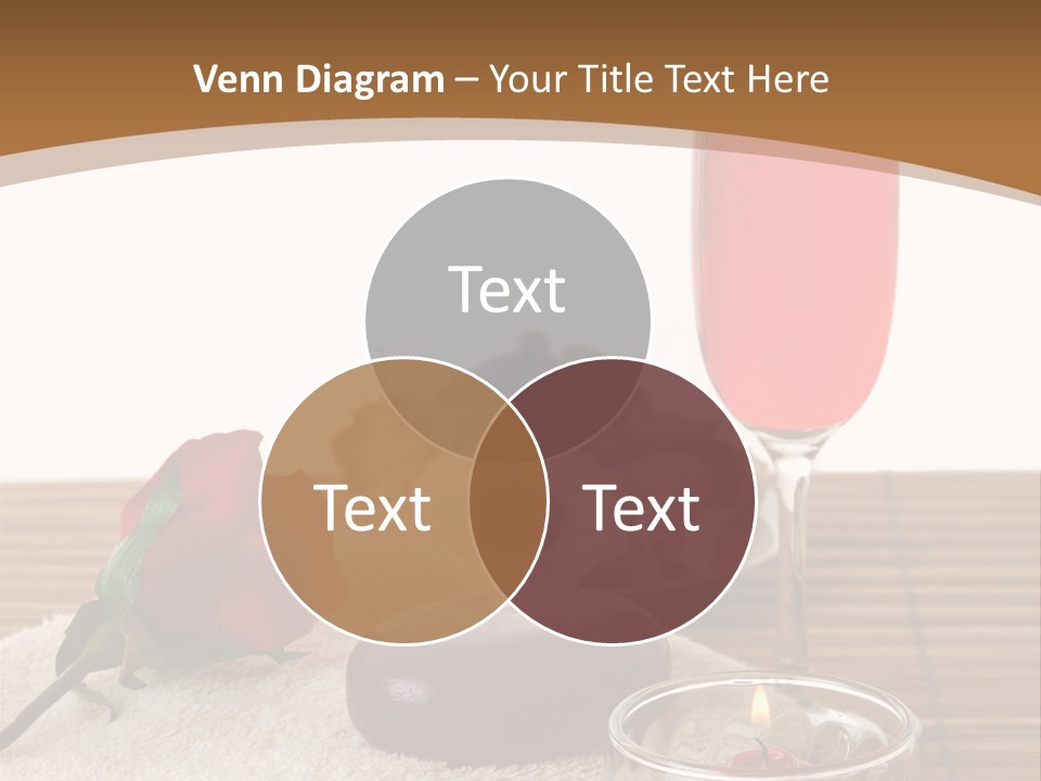 Glass Flame Flower PowerPoint Template