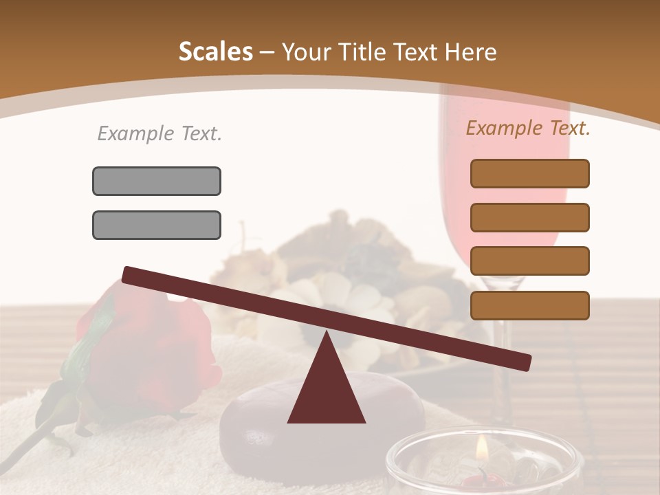 Glass Flame Flower PowerPoint Template