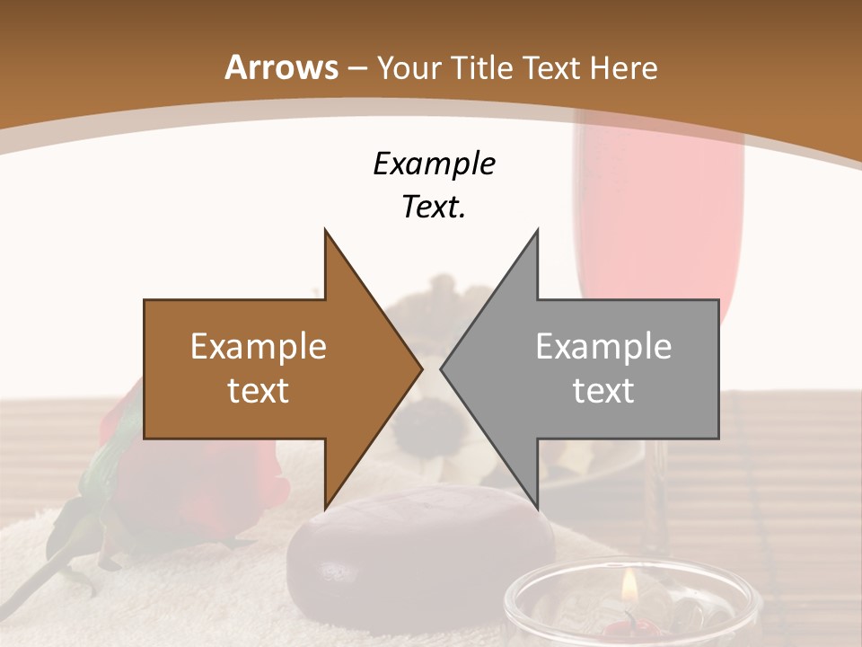 Glass Flame Flower PowerPoint Template