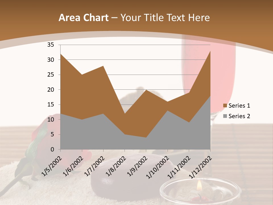 Glass Flame Flower PowerPoint Template