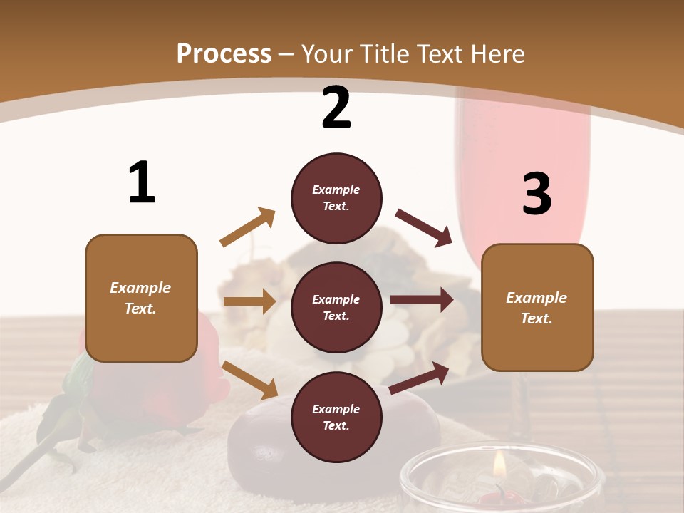 Glass Flame Flower PowerPoint Template