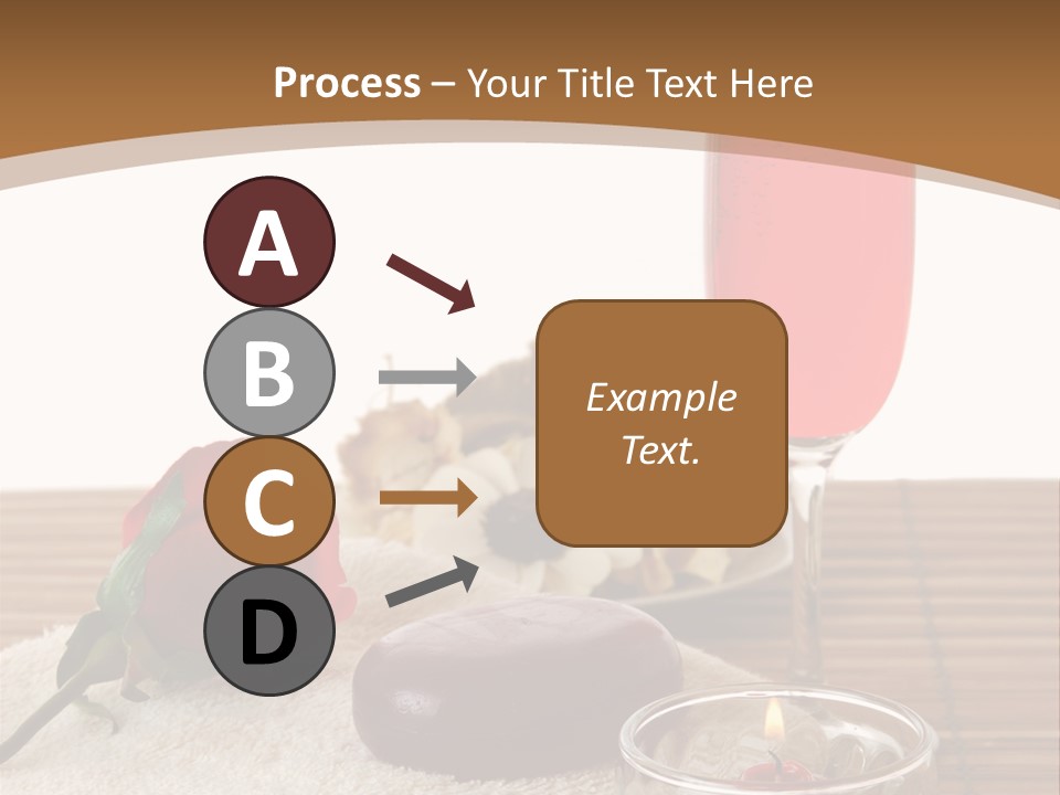 Glass Flame Flower PowerPoint Template