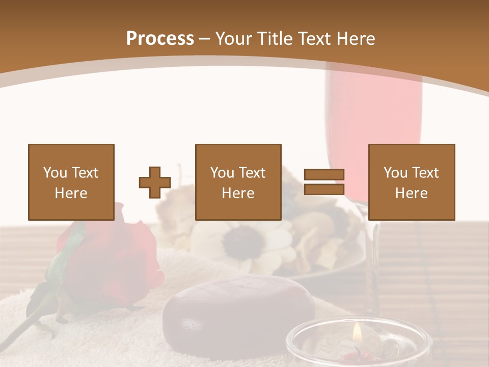 Glass Flame Flower PowerPoint Template