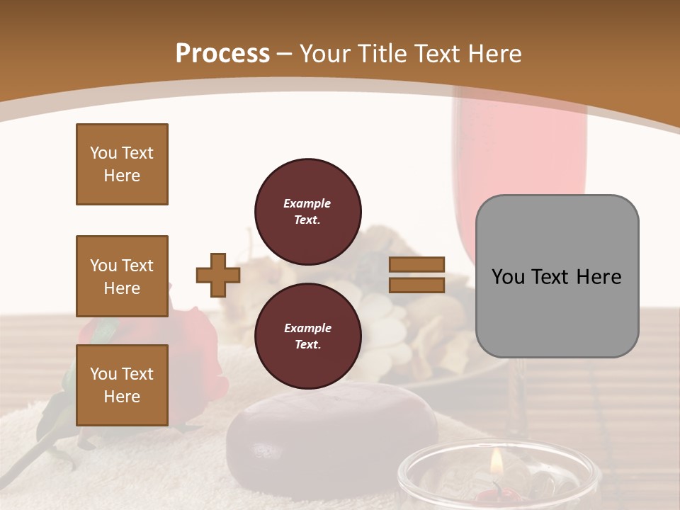 Glass Flame Flower PowerPoint Template