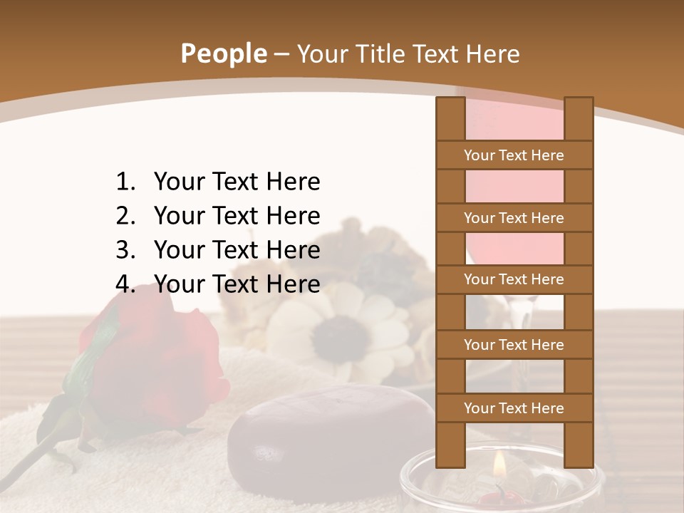 Glass Flame Flower PowerPoint Template