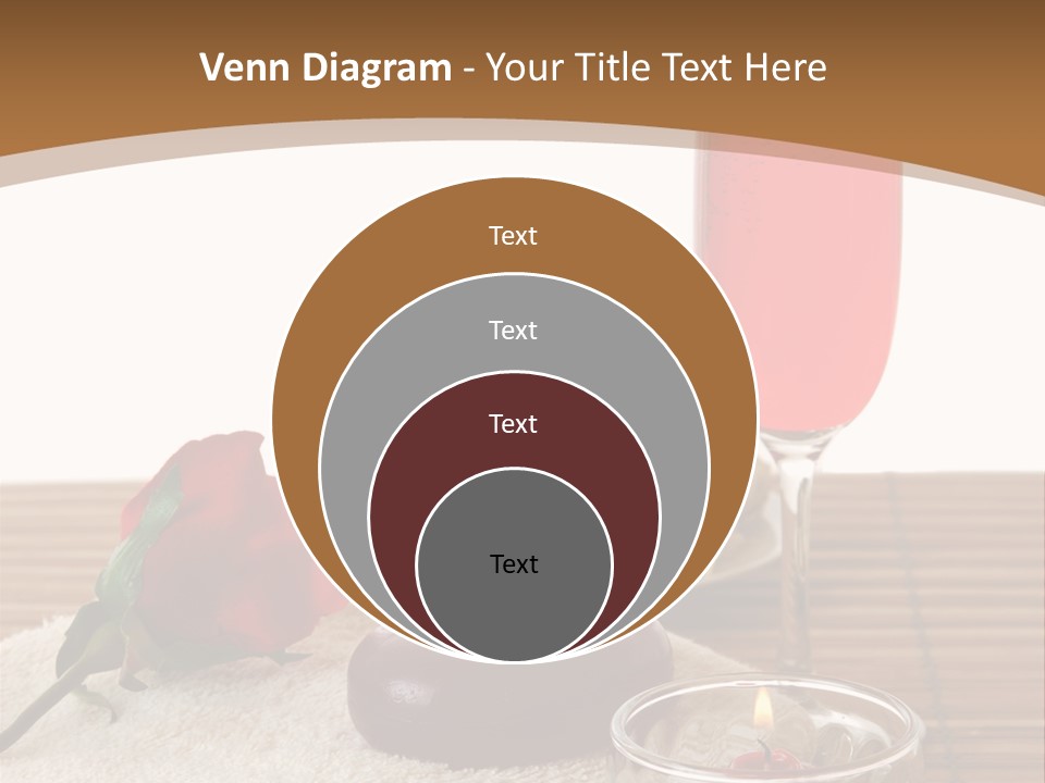 Glass Flame Flower PowerPoint Template