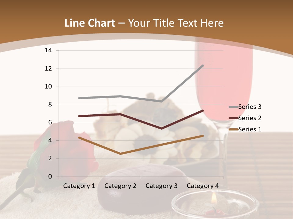 Glass Flame Flower PowerPoint Template