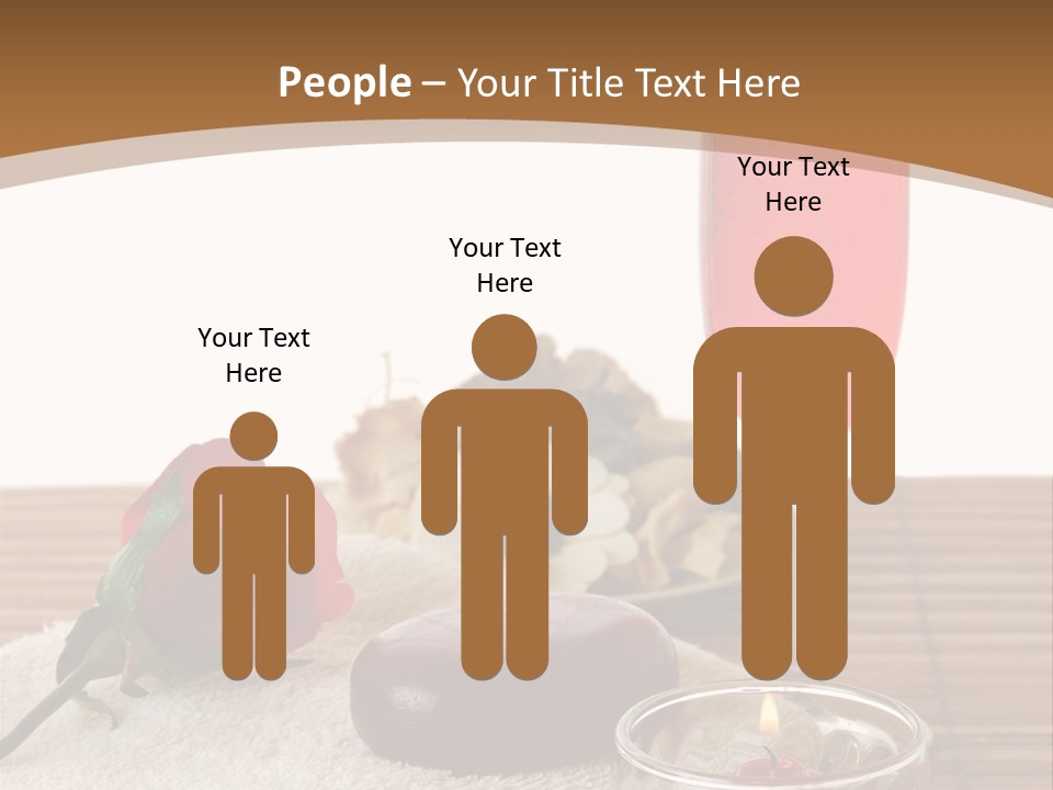 Glass Flame Flower PowerPoint Template