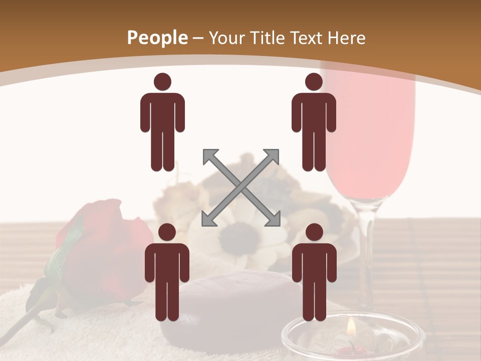 Glass Flame Flower PowerPoint Template