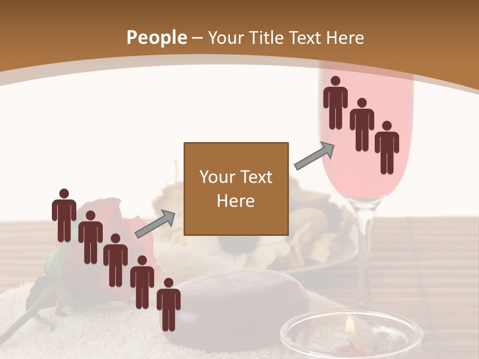 Glass Flame Flower PowerPoint Template