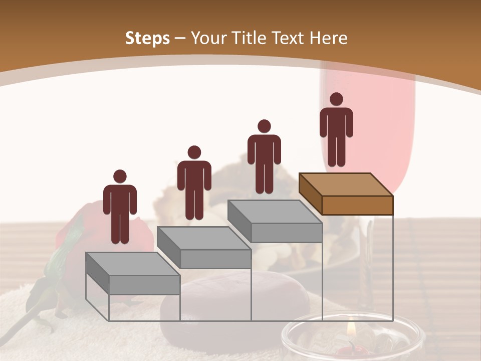 Glass Flame Flower PowerPoint Template