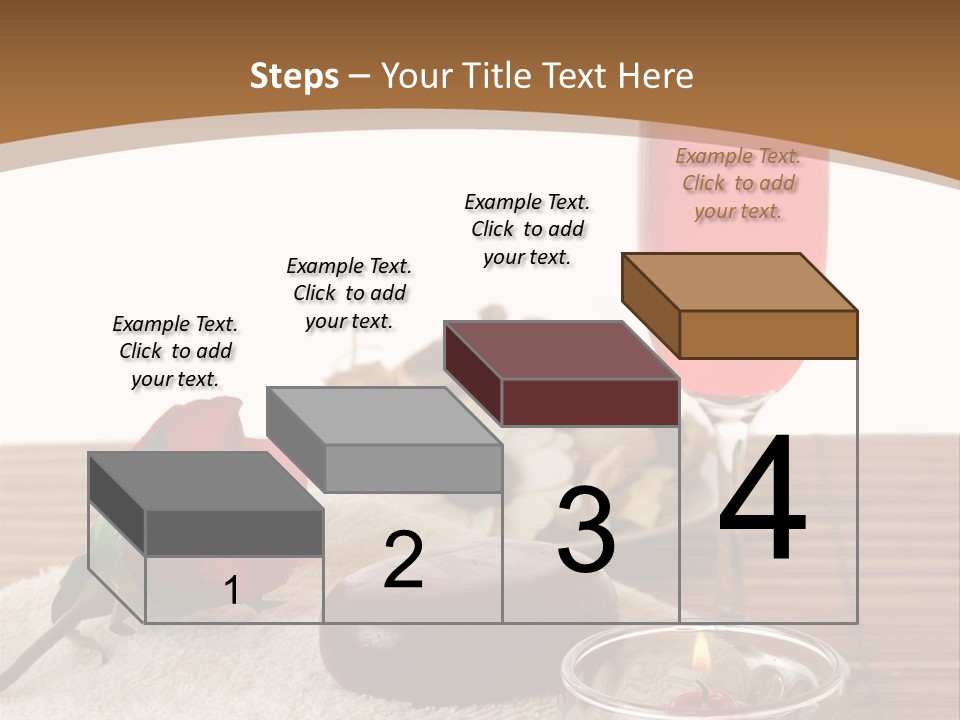 Glass Flame Flower PowerPoint Template