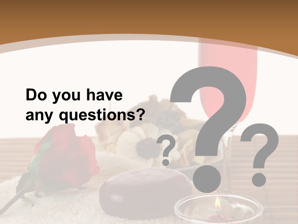 Glass Flame Flower PowerPoint Template