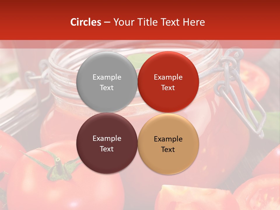 Tomatensuppe Essen Dips PowerPoint Template