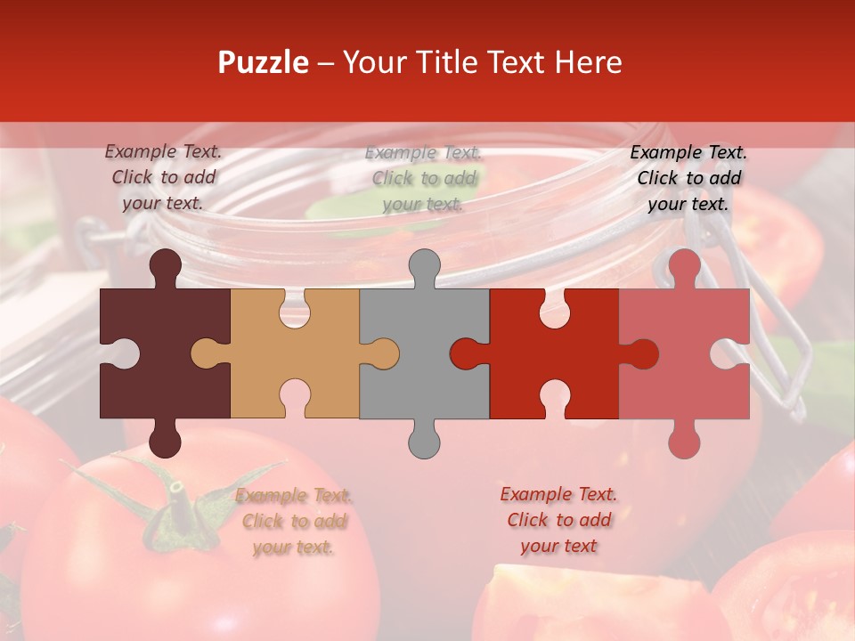 Tomatensuppe Essen Dips PowerPoint Template