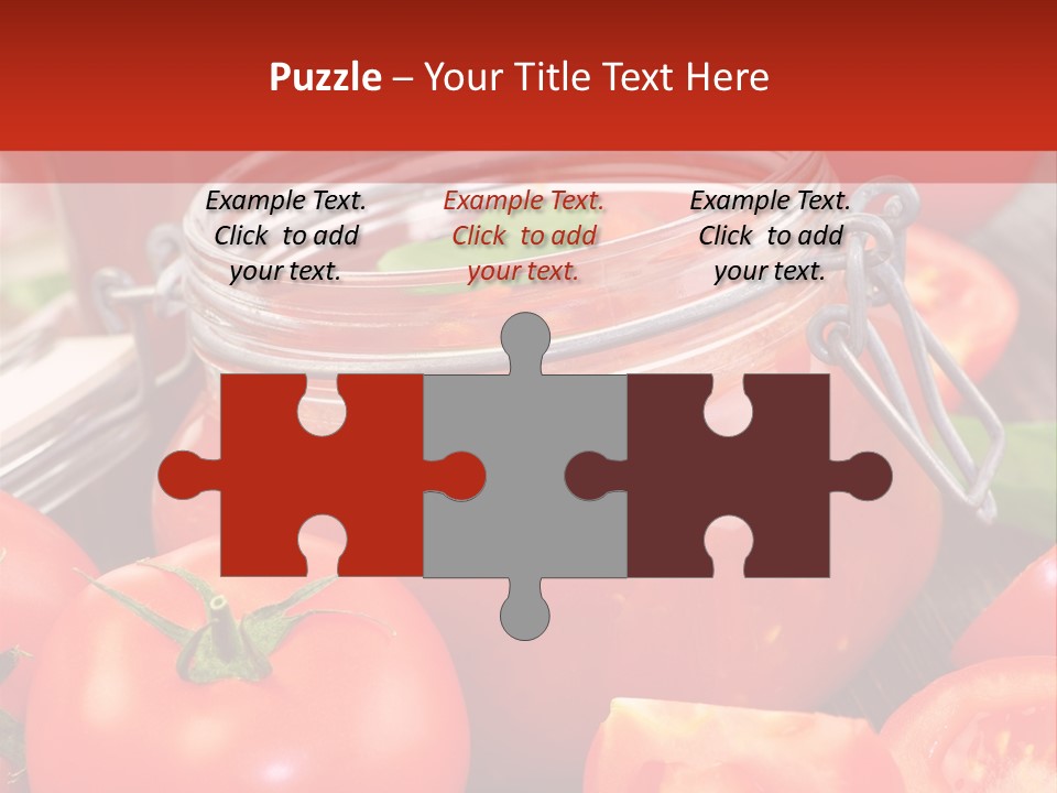 Tomatensuppe Essen Dips PowerPoint Template