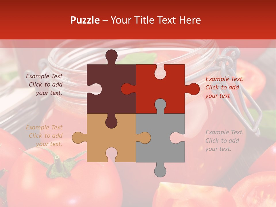 Tomatensuppe Essen Dips PowerPoint Template