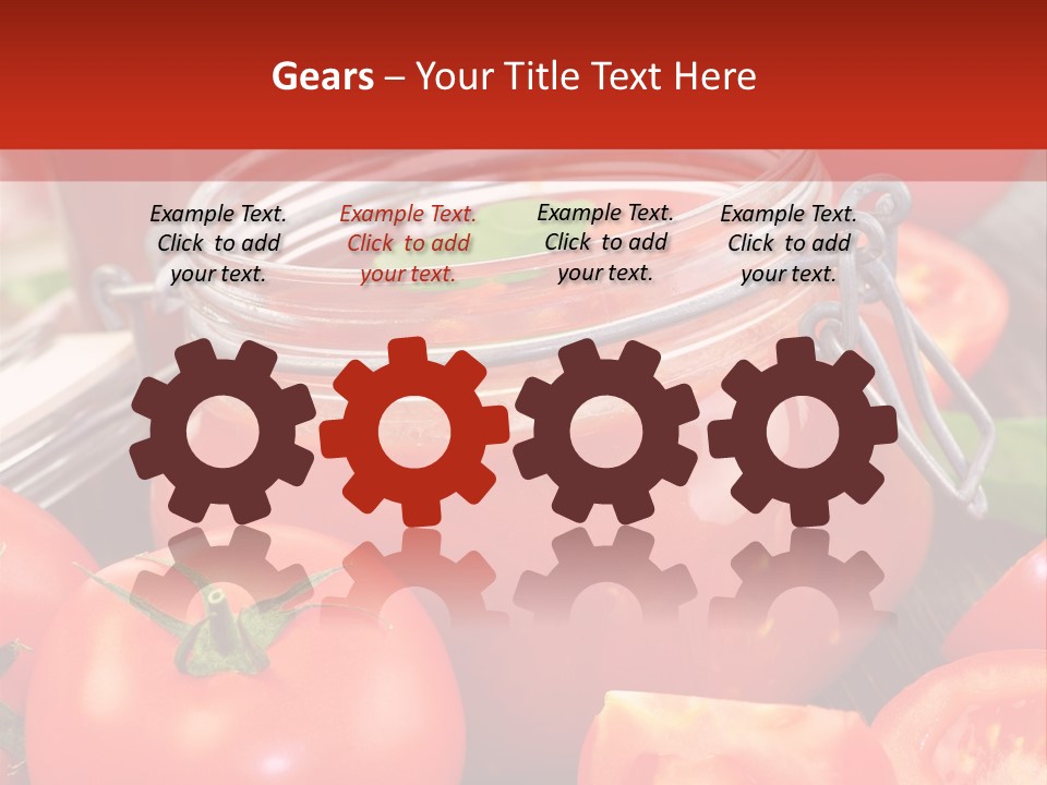 Tomatensuppe Essen Dips PowerPoint Template