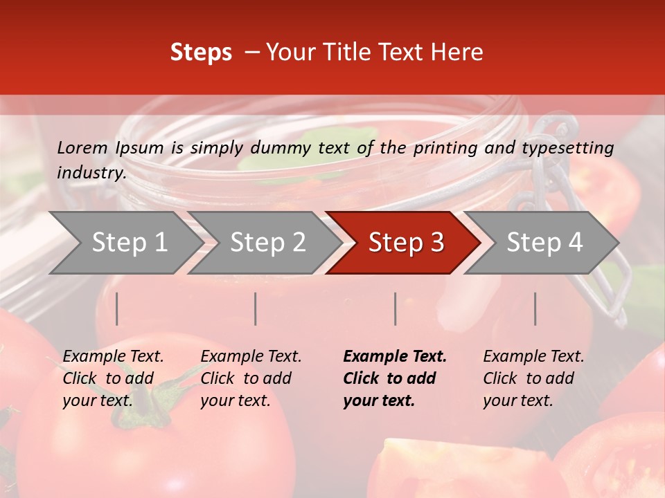 Tomatensuppe Essen Dips PowerPoint Template