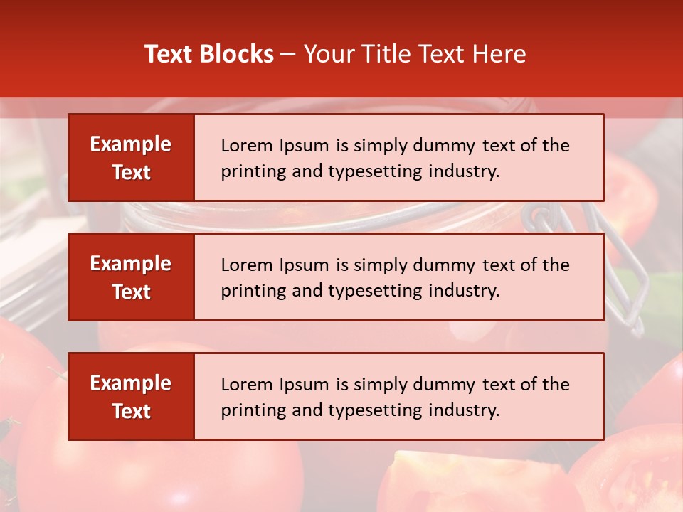 Tomatensuppe Essen Dips PowerPoint Template