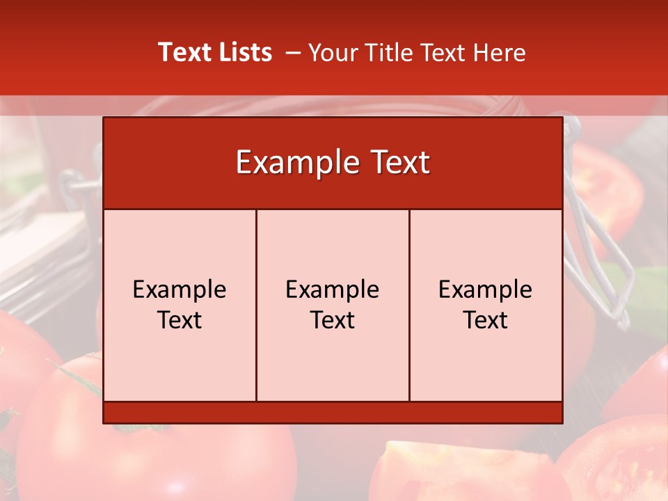 Tomatensuppe Essen Dips PowerPoint Template
