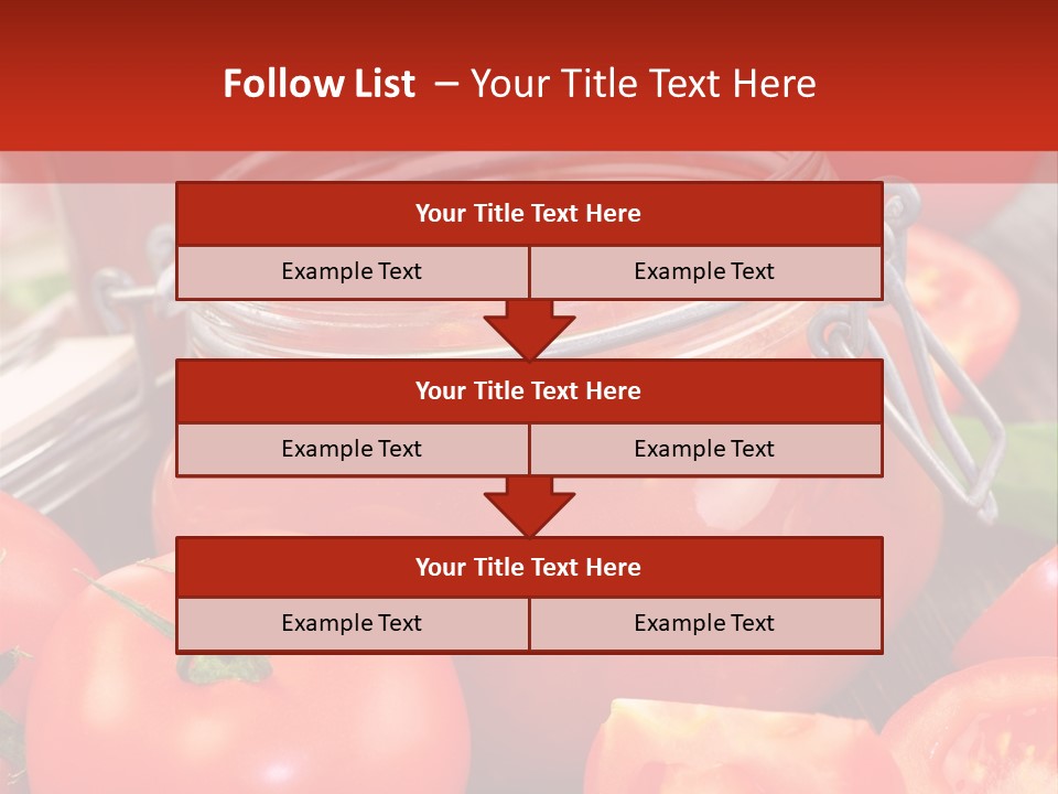 Tomatensuppe Essen Dips PowerPoint Template