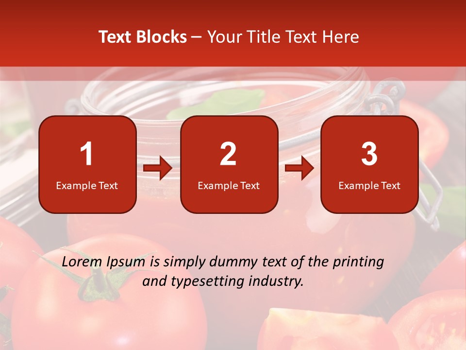 Tomatensuppe Essen Dips PowerPoint Template