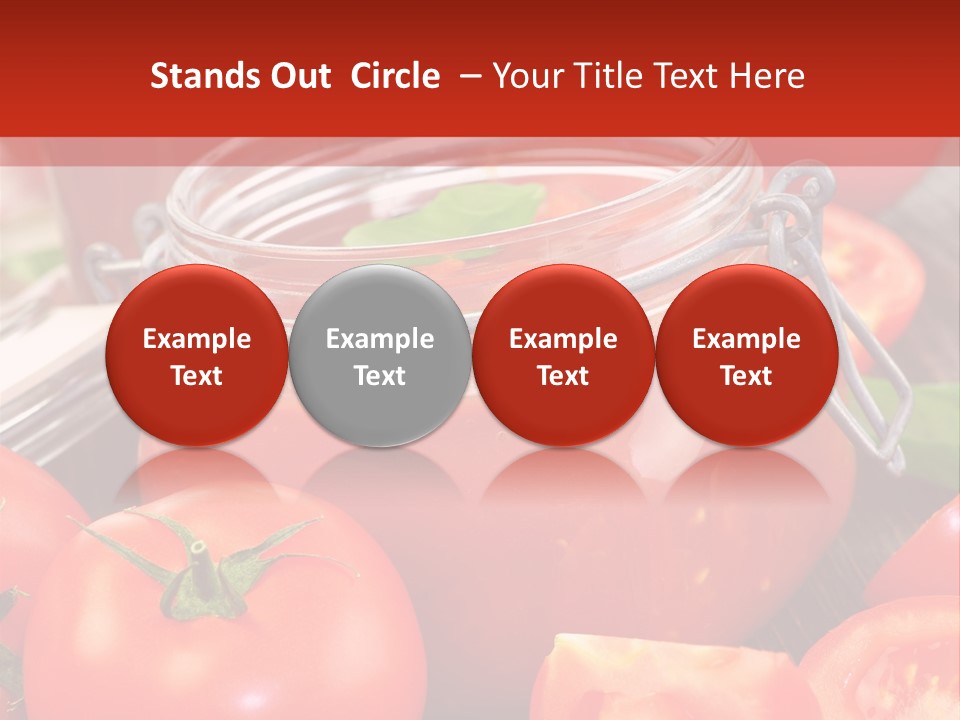 Tomatensuppe Essen Dips PowerPoint Template
