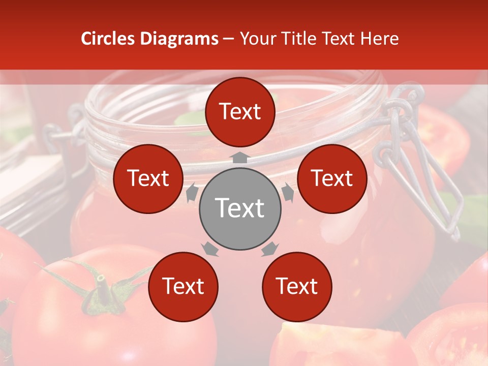 Tomatensuppe Essen Dips PowerPoint Template