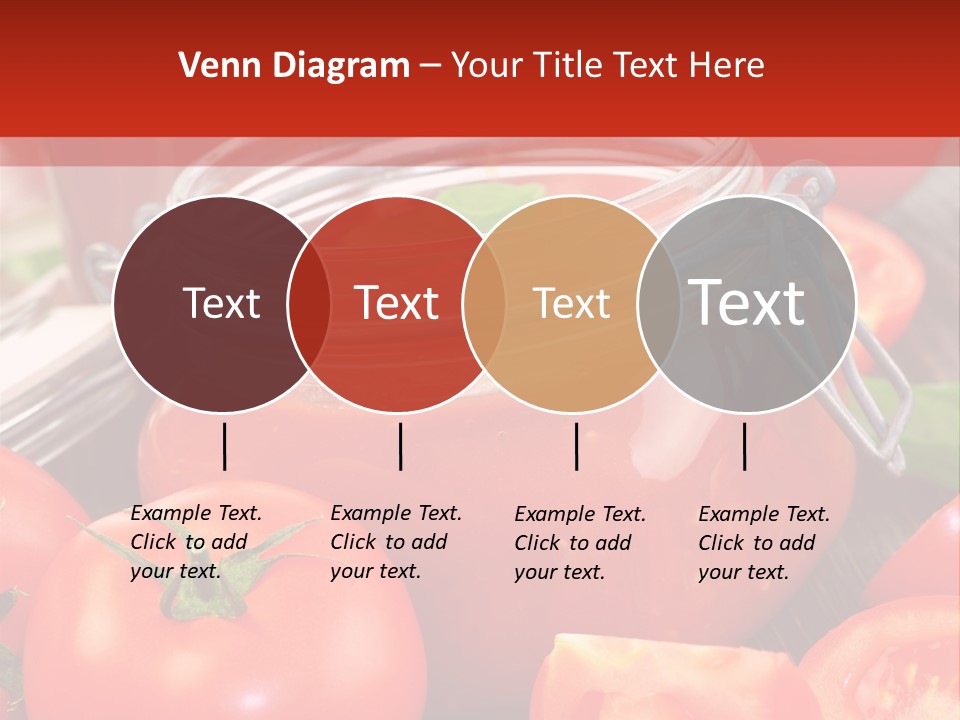 Tomatensuppe Essen Dips PowerPoint Template