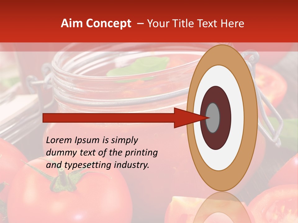 Tomatensuppe Essen Dips PowerPoint Template
