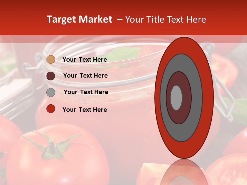 Tomatensuppe Essen Dips PowerPoint Template