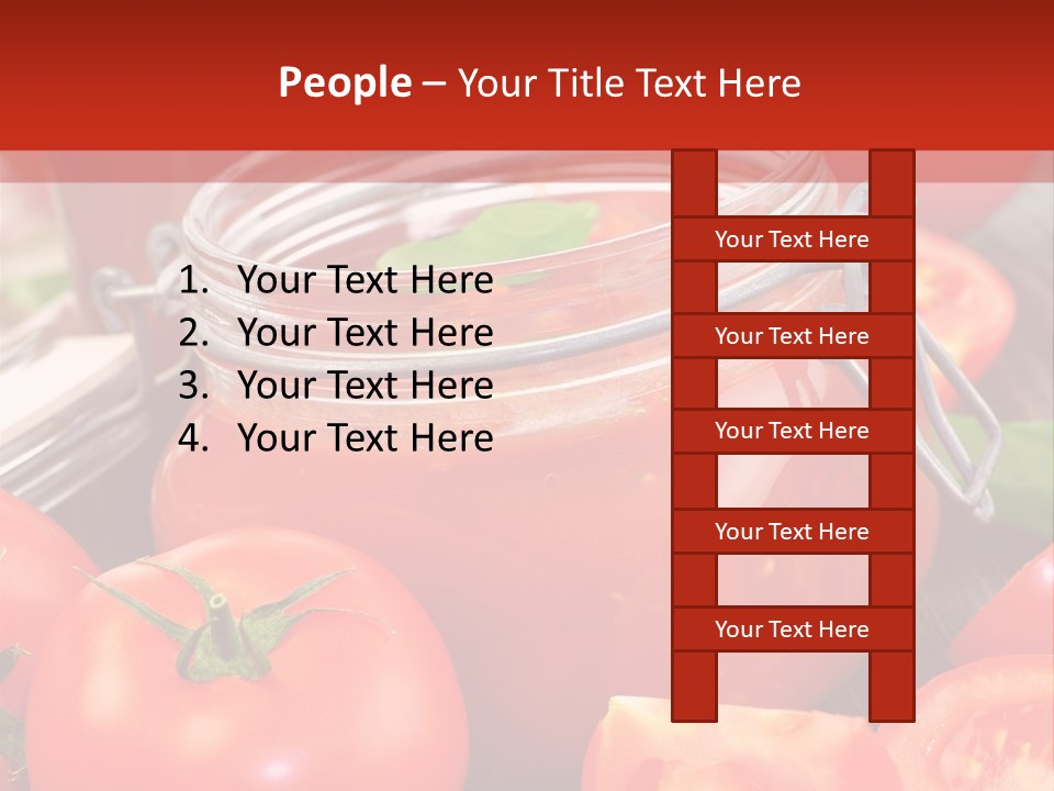 Tomatensuppe Essen Dips PowerPoint Template