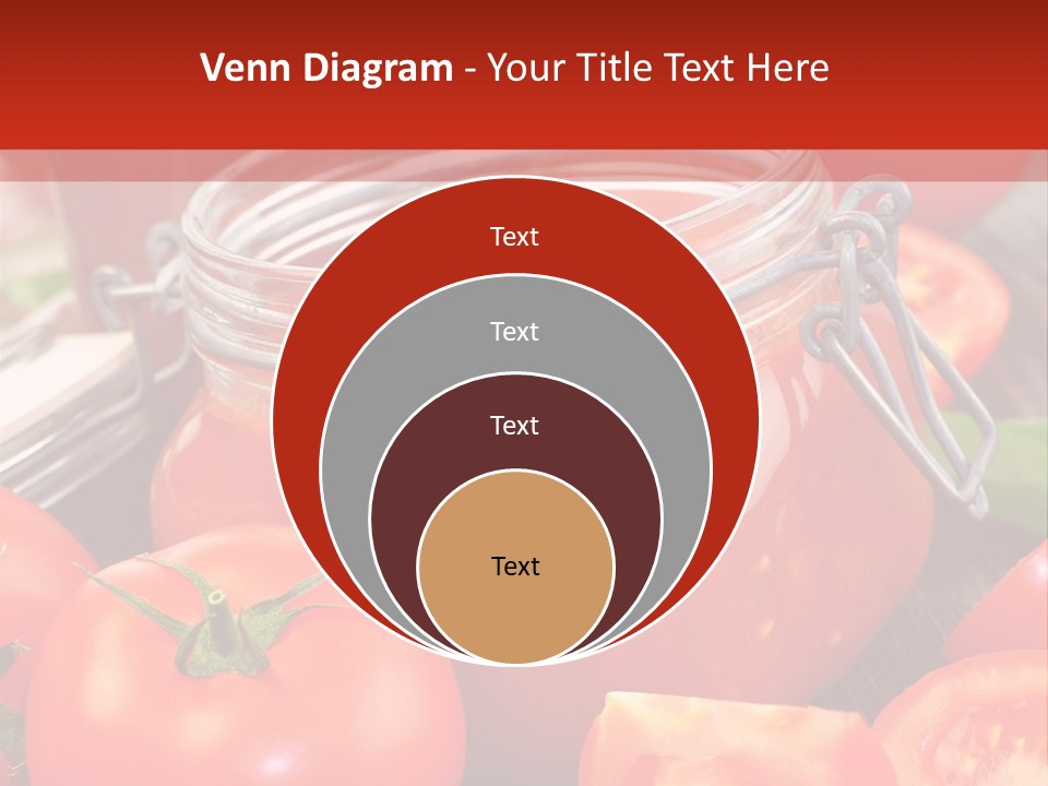 Tomatensuppe Essen Dips PowerPoint Template