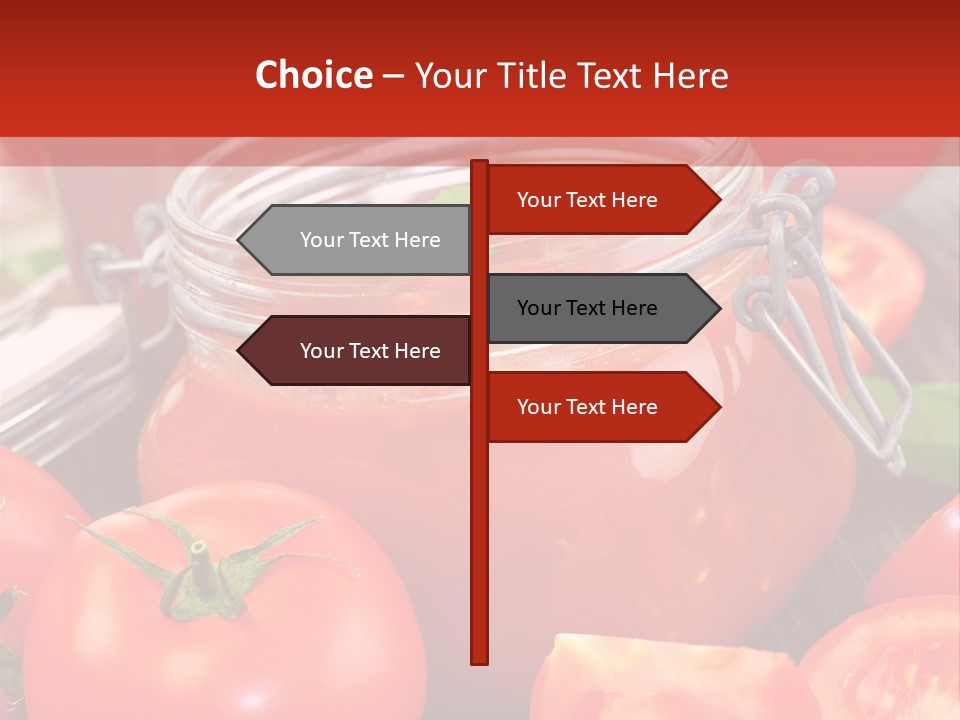 Tomatensuppe Essen Dips PowerPoint Template