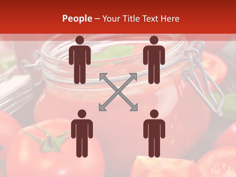 Tomatensuppe Essen Dips PowerPoint Template