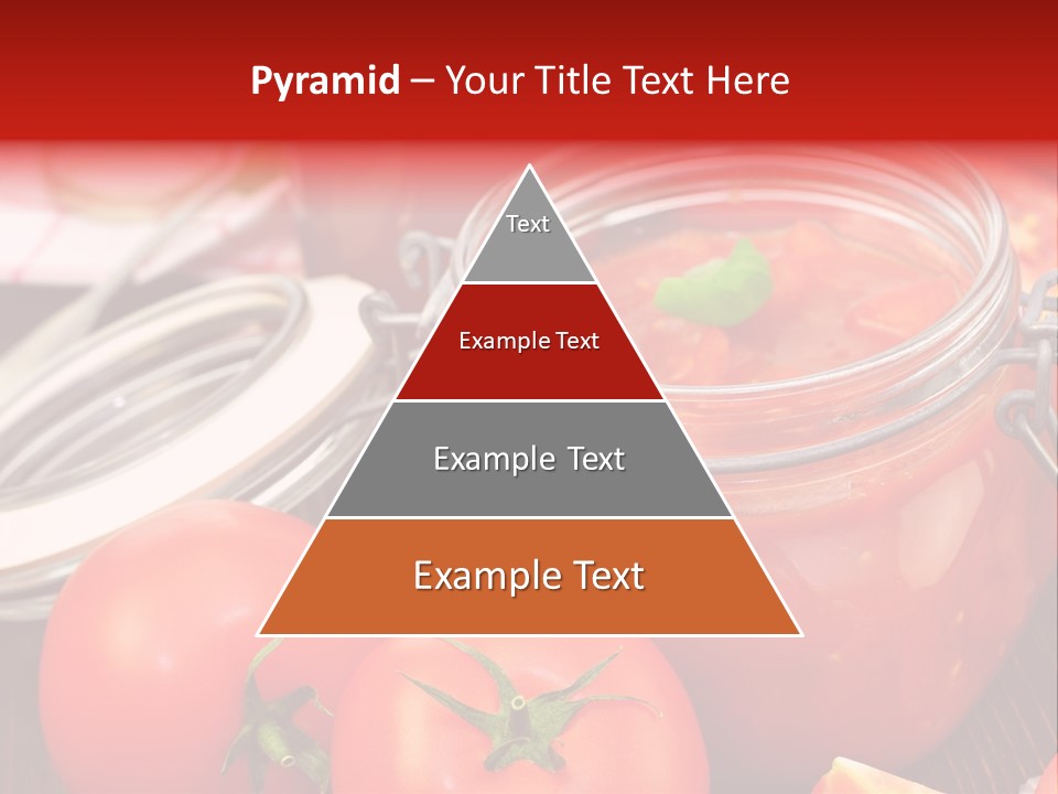 Konzentriert Tomatenketchup Tomatensaft PowerPoint Template