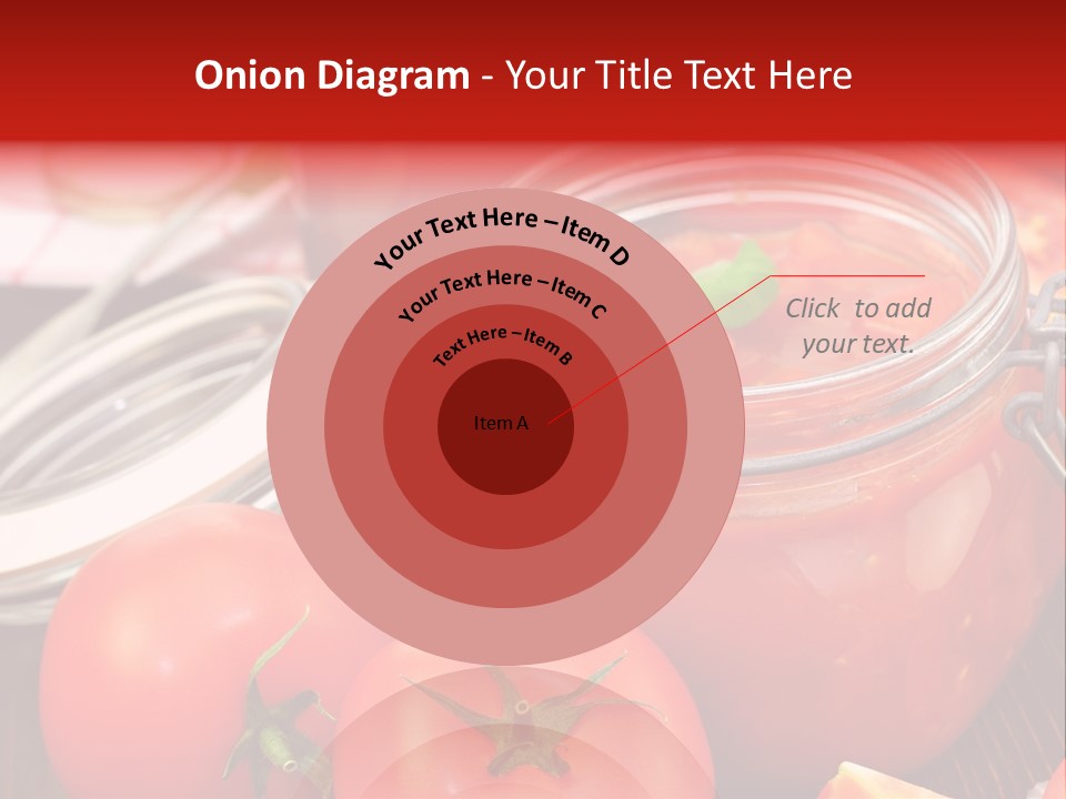 Konzentriert Tomatenketchup Tomatensaft PowerPoint Template