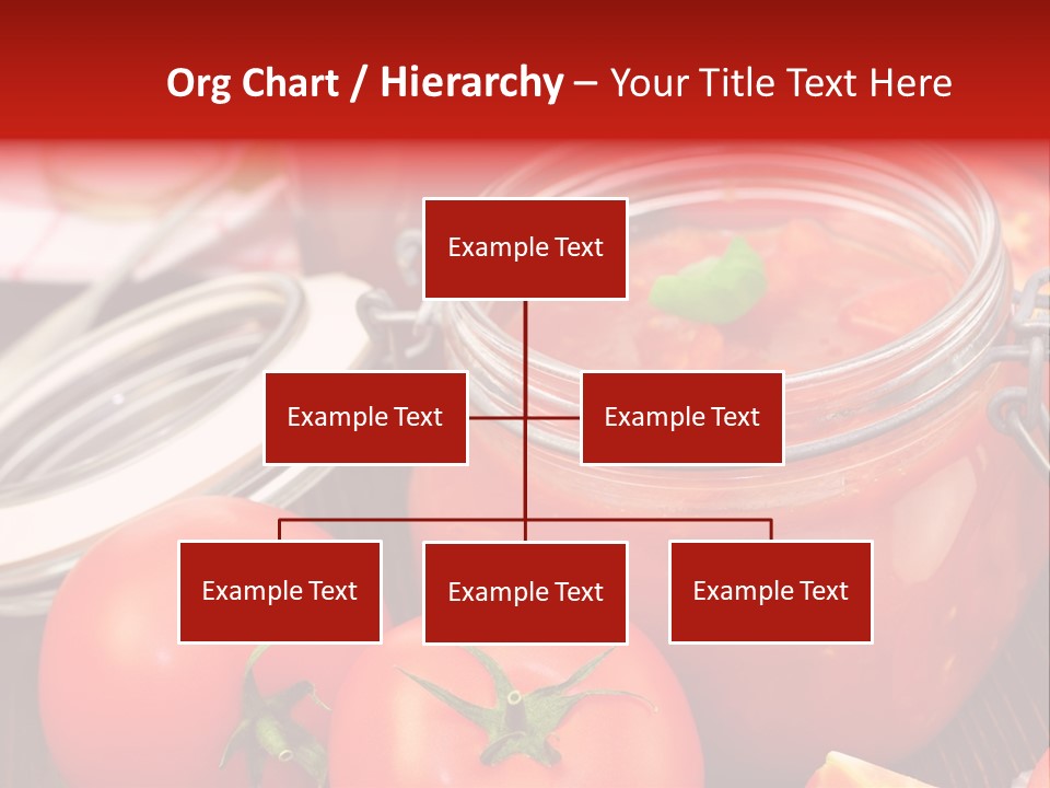 Konzentriert Tomatenketchup Tomatensaft PowerPoint Template