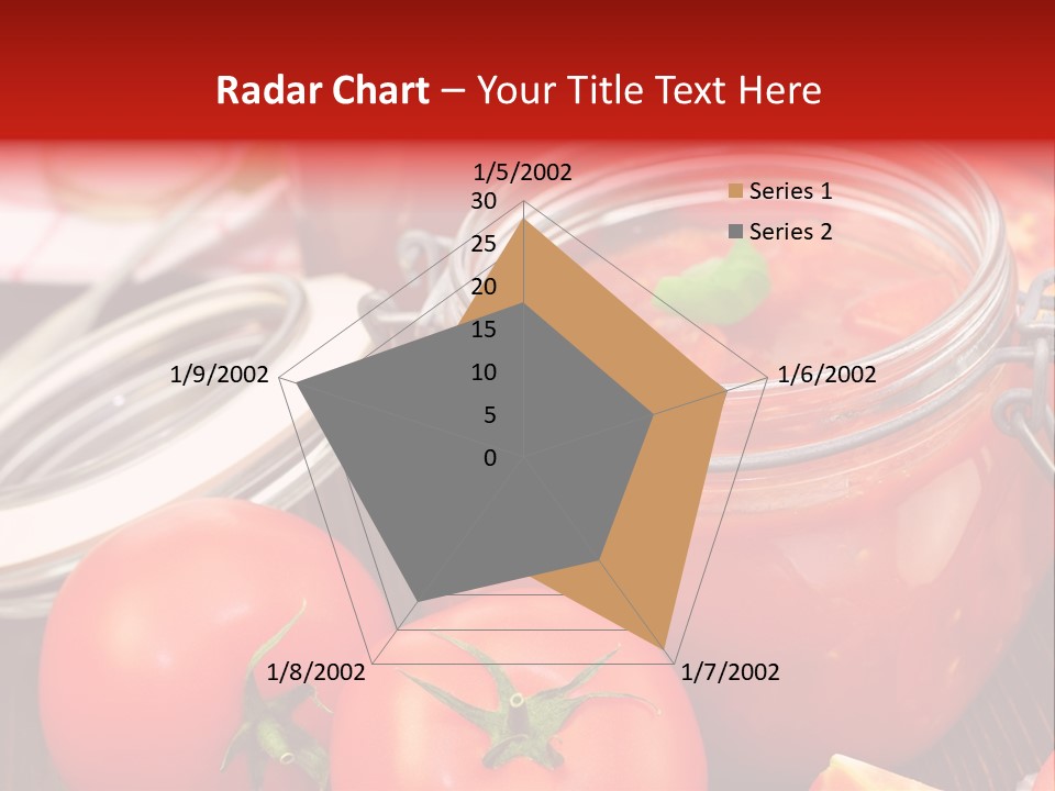 Konzentriert Tomatenketchup Tomatensaft PowerPoint Template