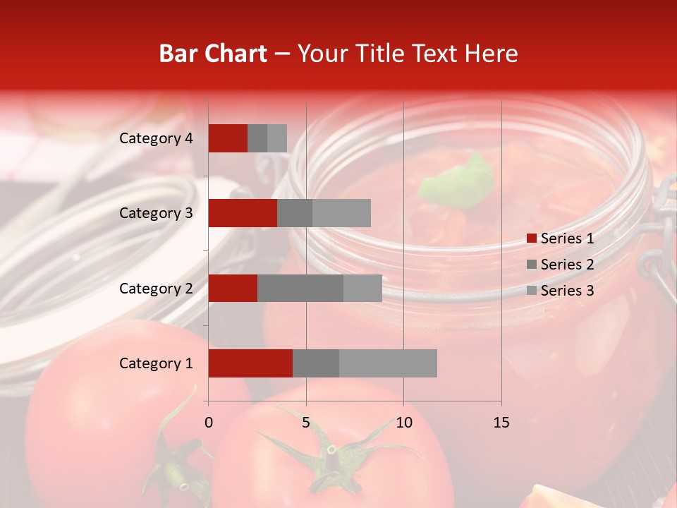 Konzentriert Tomatenketchup Tomatensaft PowerPoint Template