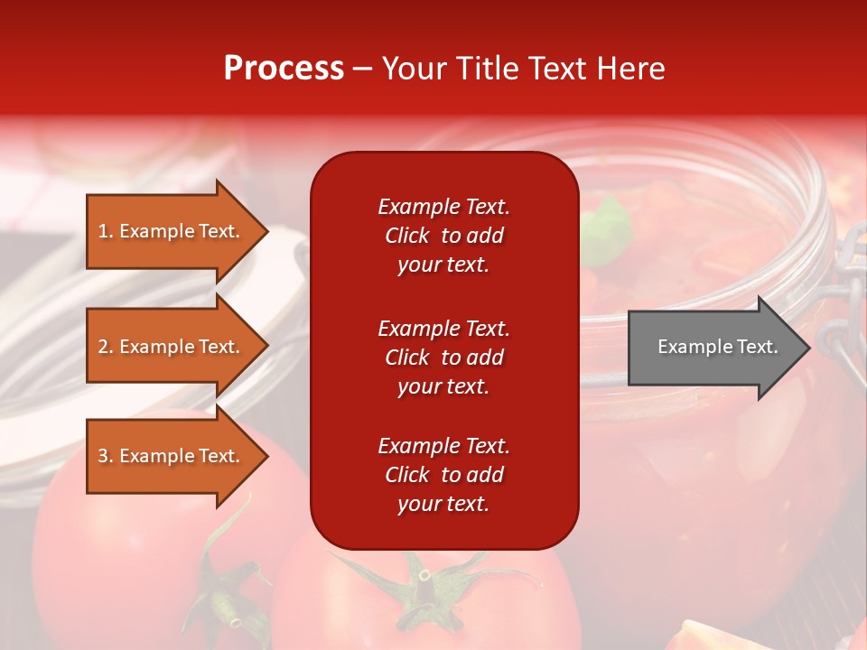 Konzentriert Tomatenketchup Tomatensaft PowerPoint Template