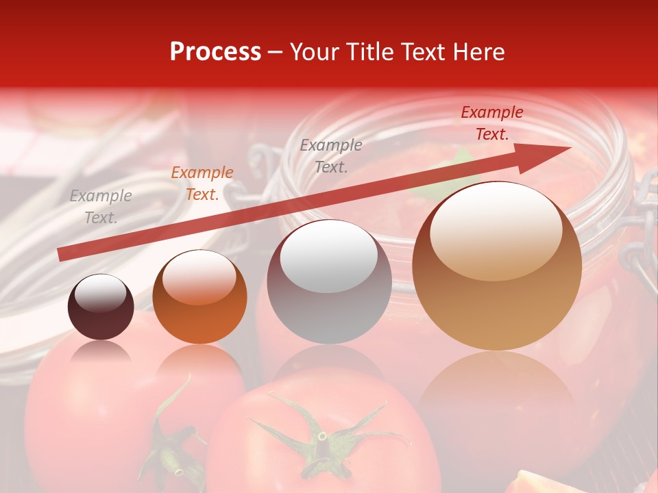 Konzentriert Tomatenketchup Tomatensaft PowerPoint Template