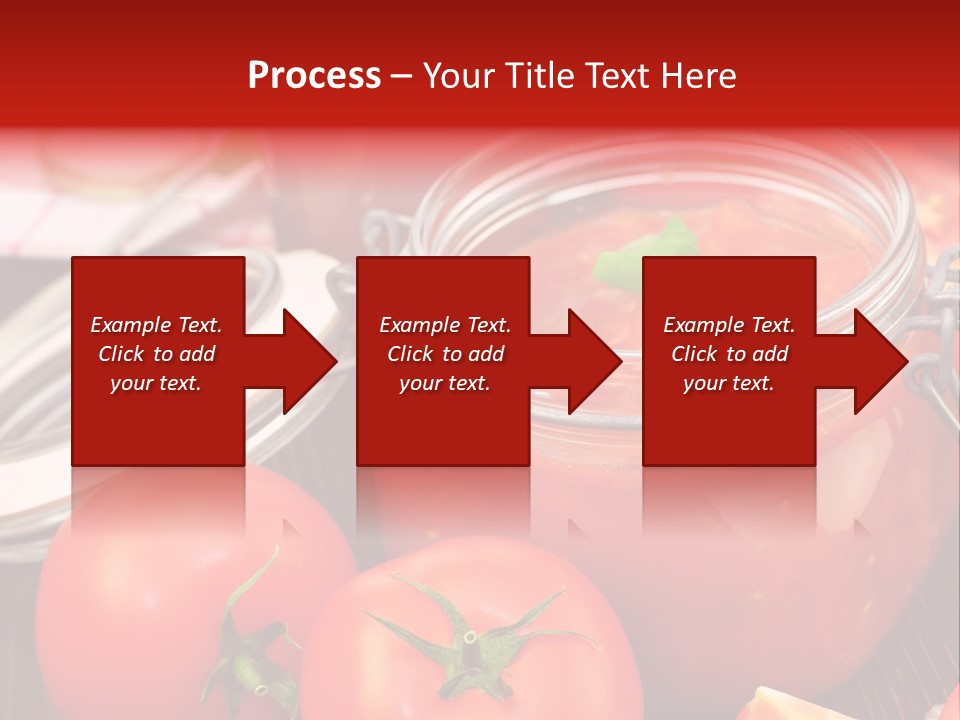 Konzentriert Tomatenketchup Tomatensaft PowerPoint Template