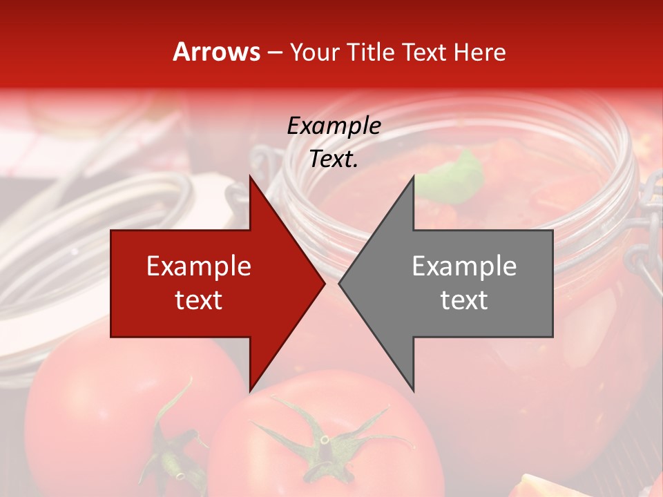 Konzentriert Tomatenketchup Tomatensaft PowerPoint Template