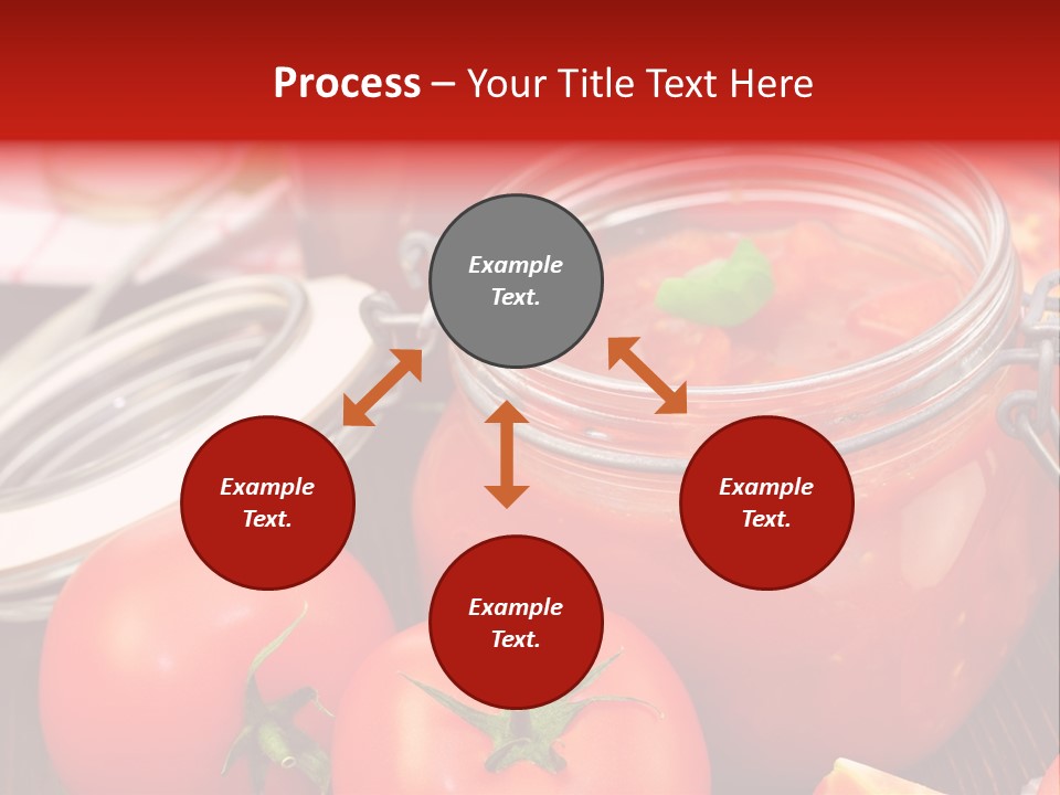 Konzentriert Tomatenketchup Tomatensaft PowerPoint Template