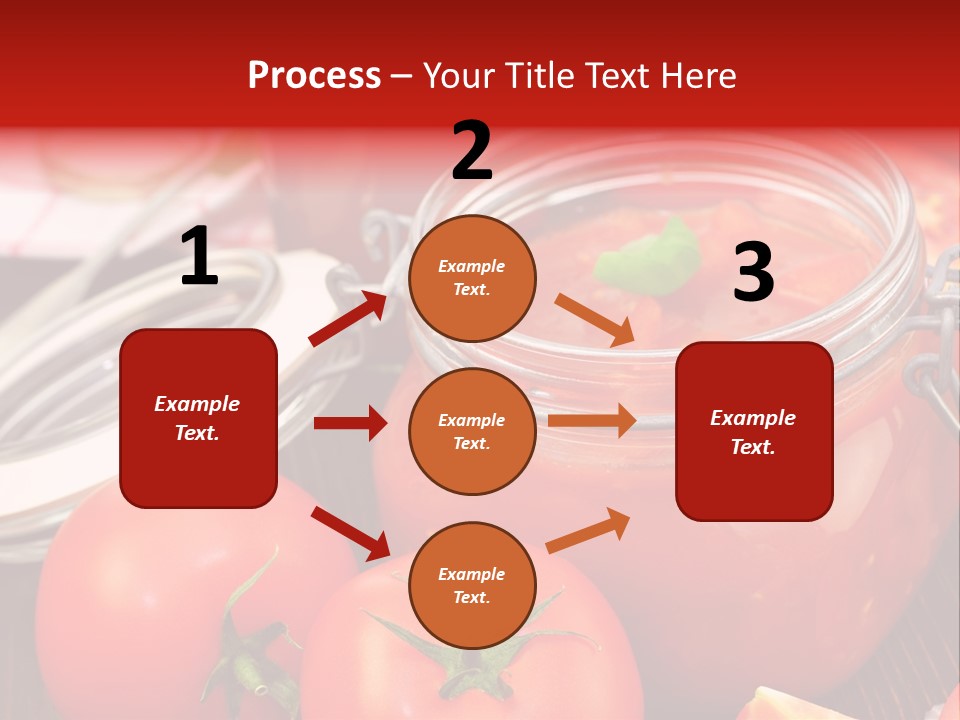 Konzentriert Tomatenketchup Tomatensaft PowerPoint Template
