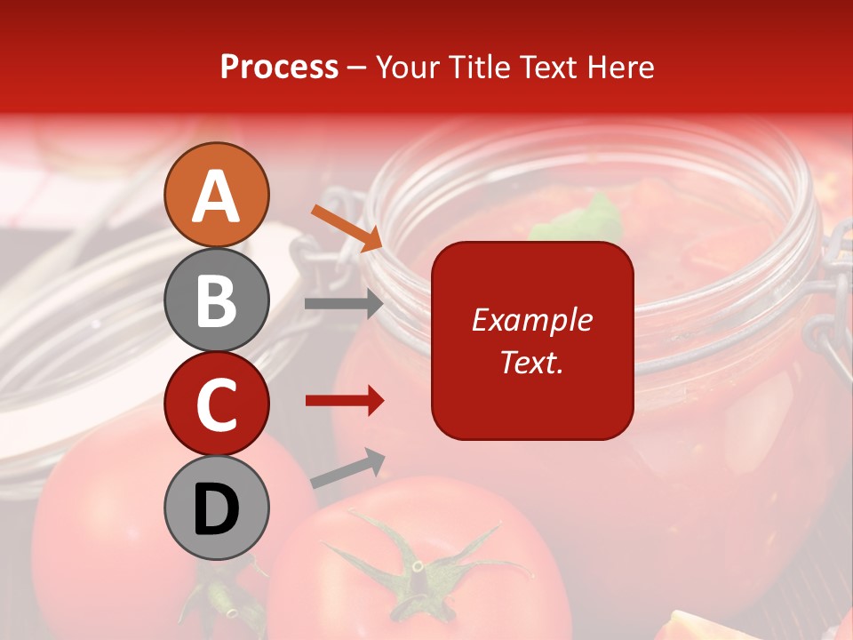 Konzentriert Tomatenketchup Tomatensaft PowerPoint Template